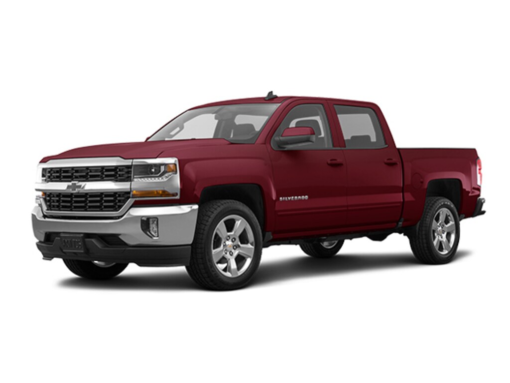 Used 2017 Chevrolet Silverado 1500 LT w/1LT Truck Crew Cab Siren Red